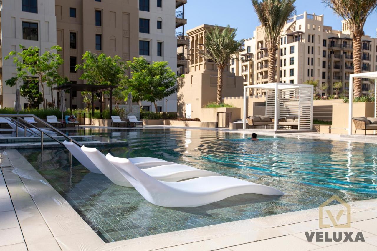 Veluxa - Luxury And Bright 1 Bedroom Apartment, Burj View! Dubai Exterior foto